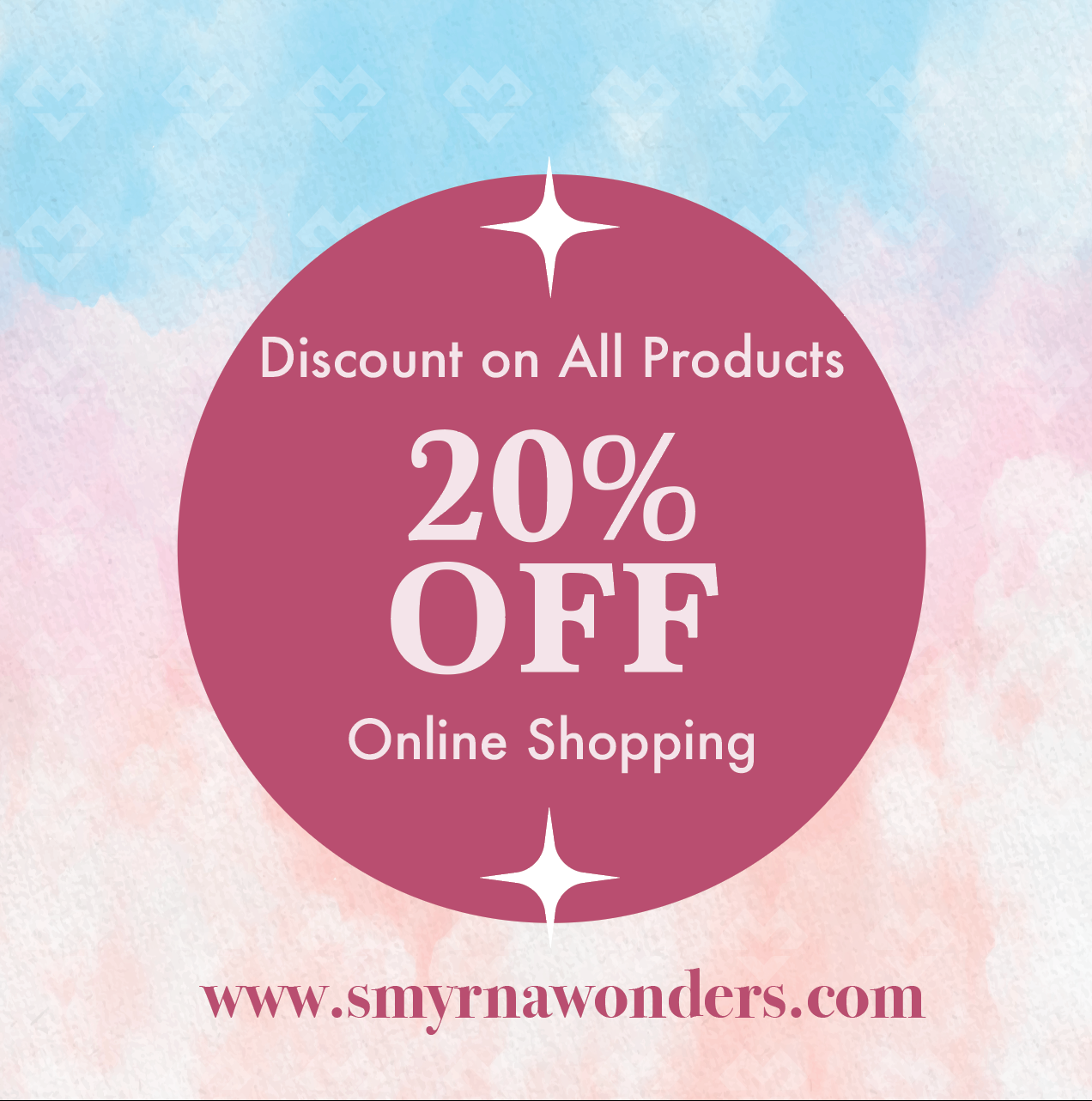 20% Discount on All Products