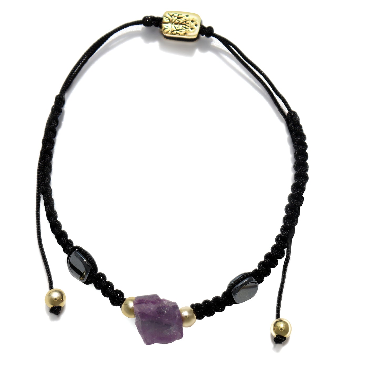 Fluorite - Bohemian Hematite Bracelet