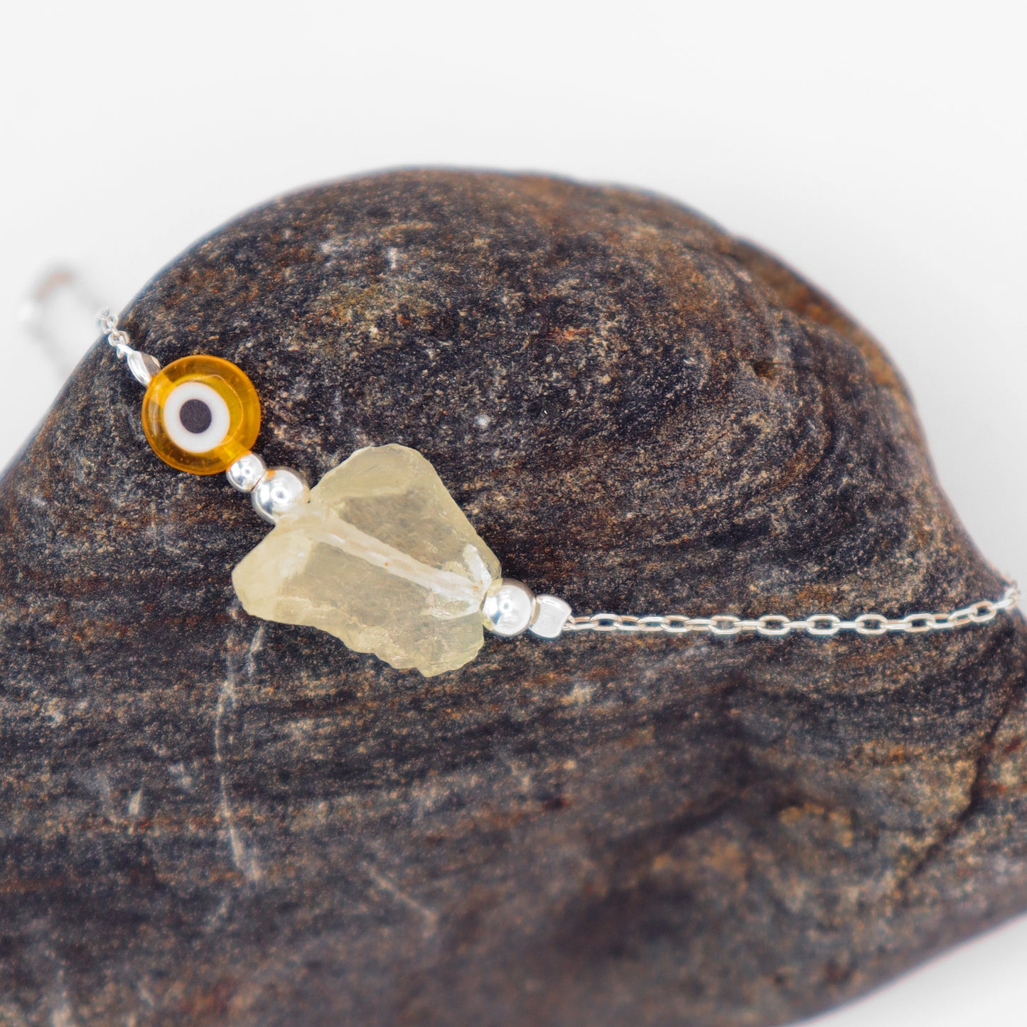 Citrine - Evil Eye Charm