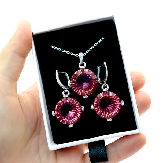 Zultanite Majesty Earrings and Pendant Set